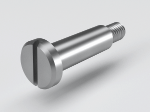 Slotted pan head shoulder screw